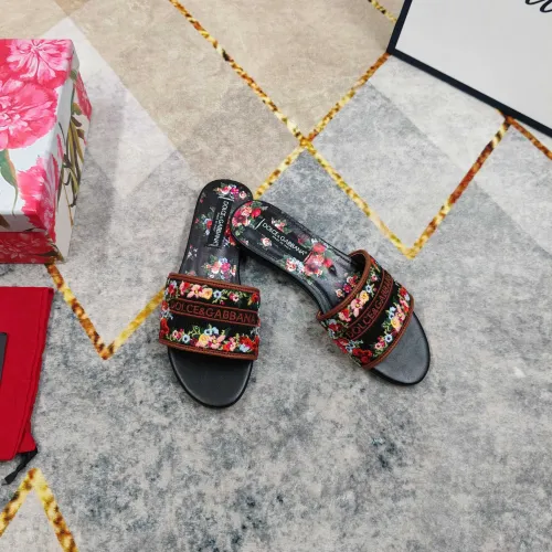 Wholesale Dolce &amp; Gabbana D&amp;G Slippers For Women #1472829 $125.00 USD, Wholesale Quality Replica Dolce &amp; Gabbana D&amp;G Slippers