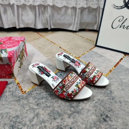 Wholesale Dolce &amp; Gabbana D&amp;G Slippers For Women #1472830 $125.00 USD, Wholesale Quality Replica Dolce &amp; Gabbana D&amp;G Slippers