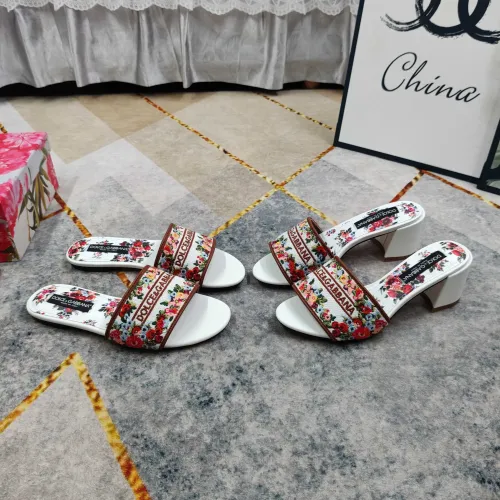 Replica Dolce & Gabbana D&G Slippers For Women #1472830 $125.00 USD for Wholesale