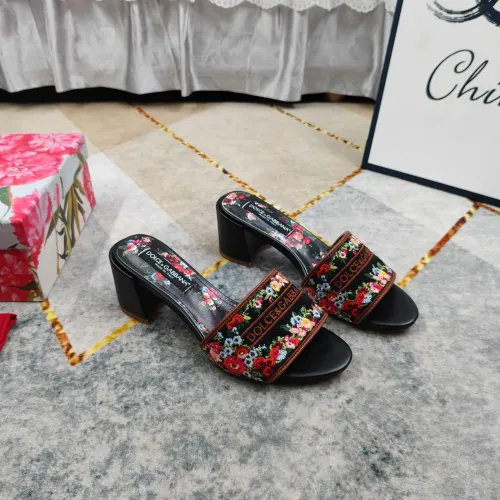 Wholesale Dolce &amp; Gabbana D&amp;G Slippers For Women #1472831 $125.00 USD, Wholesale Quality Replica Dolce &amp; Gabbana D&amp;G Slippers