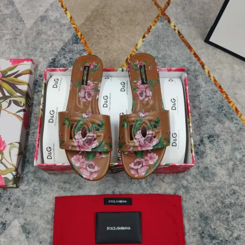 Replica Dolce & Gabbana D&G Slippers For Women #1472833 $135.00 USD for Wholesale