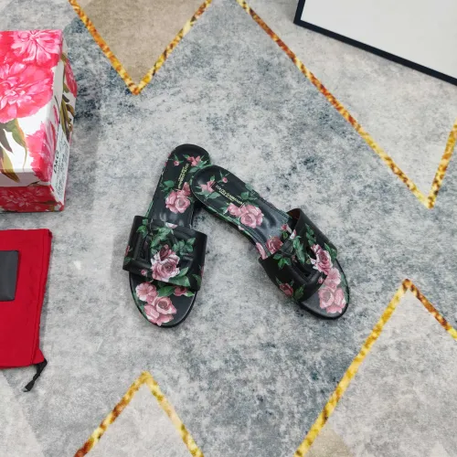 Wholesale Dolce &amp; Gabbana D&amp;G Slippers For Women #1472834 $135.00 USD, Wholesale Quality Replica Dolce &amp; Gabbana D&amp;G Slippers