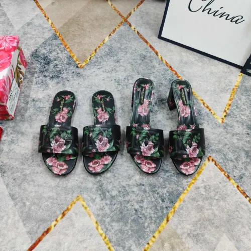 Replica Dolce & Gabbana D&G Slippers For Women #1472834 $135.00 USD for Wholesale