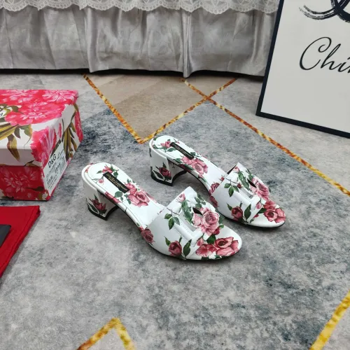 Wholesale Dolce &amp; Gabbana D&amp;G Slippers For Women #1472835 $135.00 USD, Wholesale Quality Replica Dolce &amp; Gabbana D&amp;G Slippers