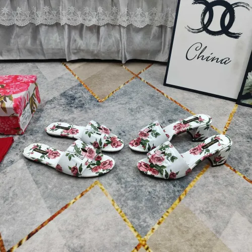 Replica Dolce & Gabbana D&G Slippers For Women #1472835 $135.00 USD for Wholesale