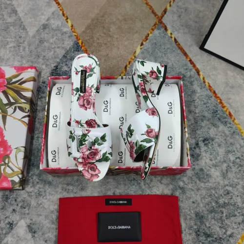 Replica Dolce & Gabbana D&G Slippers For Women #1472835 $135.00 USD for Wholesale