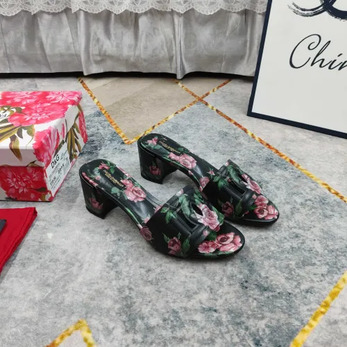 Wholesale Dolce &amp; Gabbana D&amp;G Slippers For Women #1472837 $135.00 USD, Wholesale Quality Replica Dolce &amp; Gabbana D&amp;G Slippers