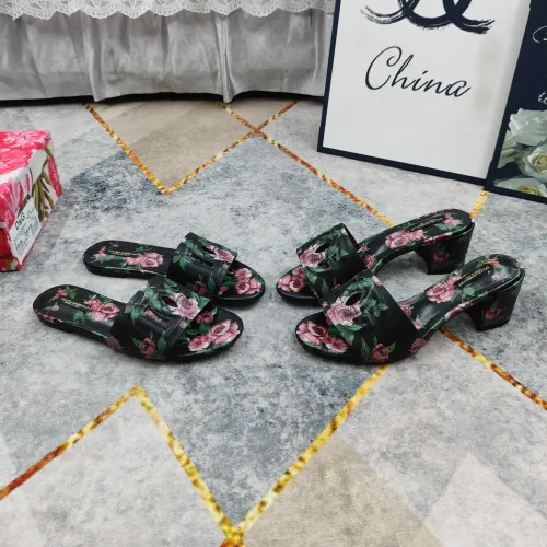 Replica Dolce & Gabbana D&G Slippers For Women #1472837 $135.00 USD for Wholesale