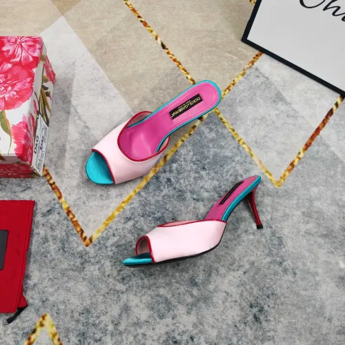 Replica Dolce & Gabbana D&G Slippers For Women #1472840 $115.00 USD for Wholesale