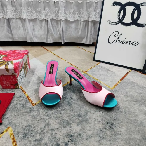 Replica Dolce & Gabbana D&G Slippers For Women #1472840 $115.00 USD for Wholesale