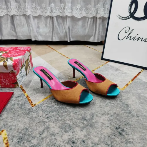 Wholesale Dolce &amp; Gabbana D&amp;G Slippers For Women #1472841 $115.00 USD, Wholesale Quality Replica Dolce &amp; Gabbana D&amp;G Slippers