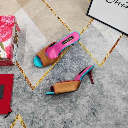 Replica Dolce & Gabbana D&G Slippers For Women #1472841 $115.00 USD for Wholesale