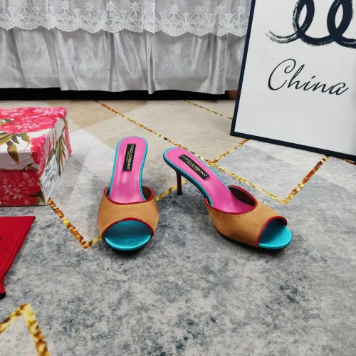 Replica Dolce & Gabbana D&G Slippers For Women #1472841 $115.00 USD for Wholesale