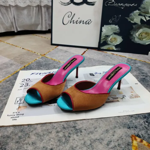 Replica Dolce & Gabbana D&G Slippers For Women #1472841 $115.00 USD for Wholesale
