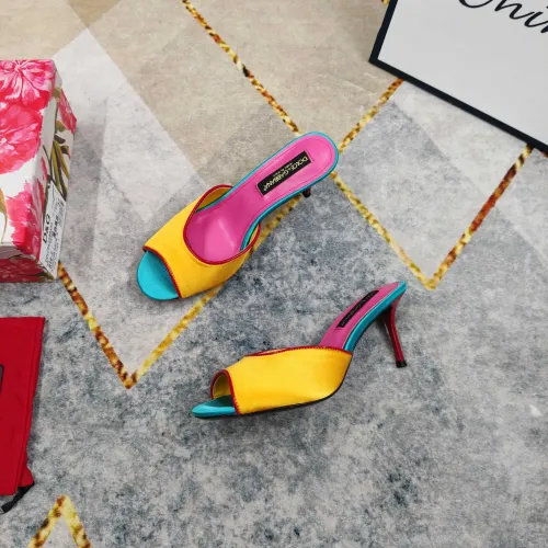 Replica Dolce & Gabbana D&G Slippers For Women #1472842 $115.00 USD for Wholesale