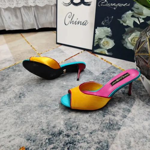 Replica Dolce & Gabbana D&G Slippers For Women #1472842 $115.00 USD for Wholesale