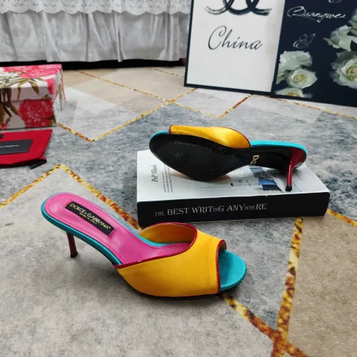 Replica Dolce & Gabbana D&G Slippers For Women #1472842 $115.00 USD for Wholesale