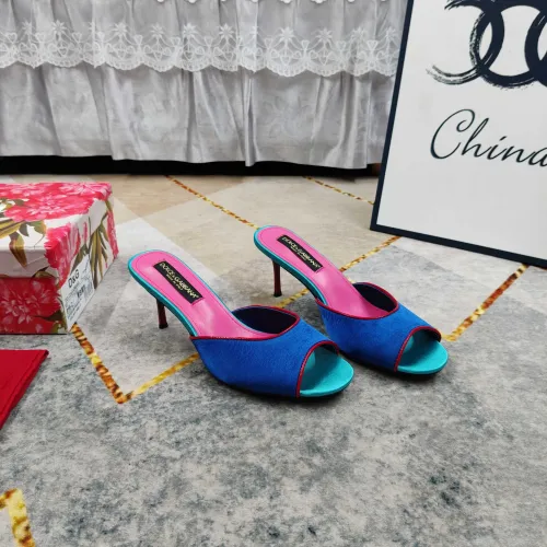 Wholesale Dolce &amp; Gabbana D&amp;G Slippers For Women #1472843 $115.00 USD, Wholesale Quality Replica Dolce &amp; Gabbana D&amp;G Slippers