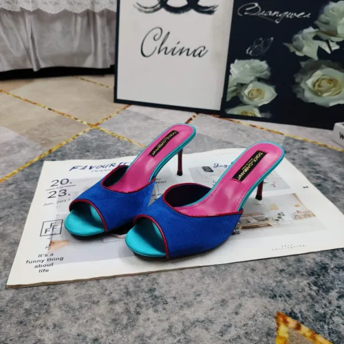 Replica Dolce & Gabbana D&G Slippers For Women #1472843 $115.00 USD for Wholesale