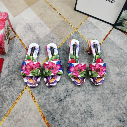 Replica Dolce & Gabbana D&G Slippers For Women #1472845 $135.00 USD for Wholesale