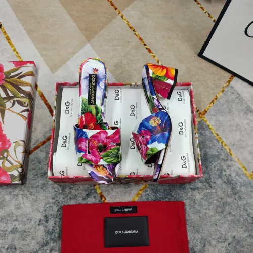 Replica Dolce & Gabbana D&G Slippers For Women #1472845 $135.00 USD for Wholesale