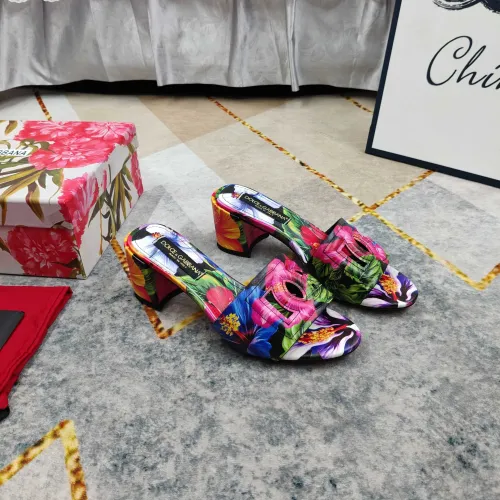 Wholesale Dolce &amp; Gabbana D&amp;G Slippers For Women #1472846 $135.00 USD, Wholesale Quality Replica Dolce &amp; Gabbana D&amp;G Slippers
