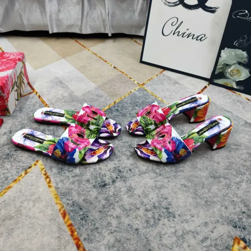 Replica Dolce & Gabbana D&G Slippers For Women #1472847 $135.00 USD for Wholesale