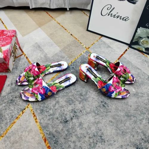 Replica Dolce & Gabbana D&G Slippers For Women #1472847 $135.00 USD for Wholesale