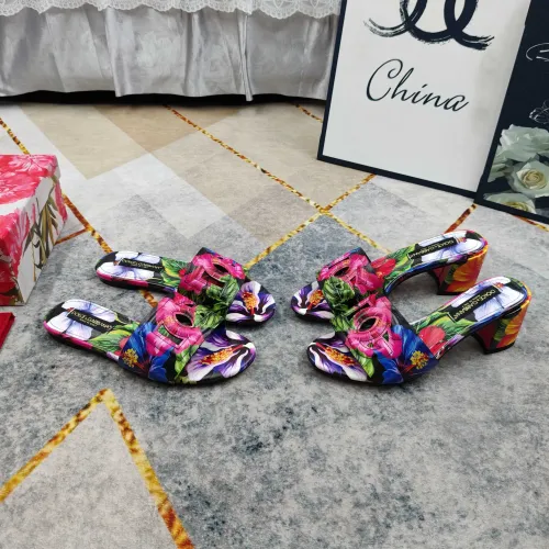 Replica Dolce & Gabbana D&G Slippers For Women #1472848 $135.00 USD for Wholesale