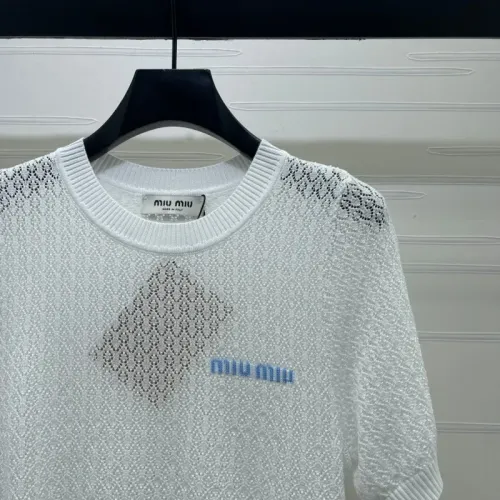 Replica MIU MIU T-Shirts Short Sleeved For Women #1472871 $85.00 USD for Wholesale