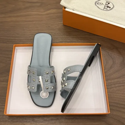 Replica Hermes Slippers For Women #1472877 $115.00 USD for Wholesale