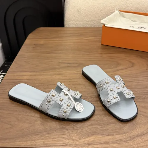Replica Hermes Slippers For Women #1472877 $115.00 USD for Wholesale