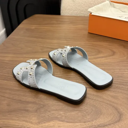 Replica Hermes Slippers For Women #1472877 $115.00 USD for Wholesale