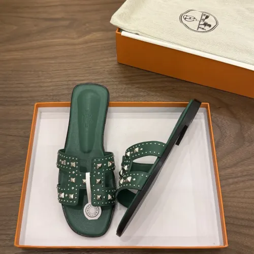 Replica Hermes Slippers For Women #1472878 $115.00 USD for Wholesale