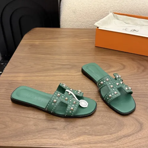 Replica Hermes Slippers For Women #1472878 $115.00 USD for Wholesale