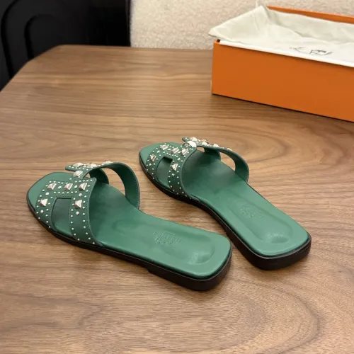Replica Hermes Slippers For Women #1472878 $115.00 USD for Wholesale