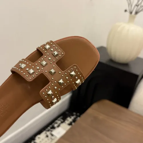 Replica Hermes Slippers For Women #1472879 $115.00 USD for Wholesale