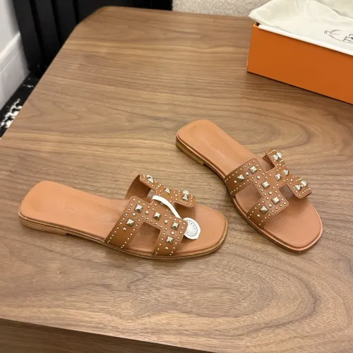 Replica Hermes Slippers For Women #1472879 $115.00 USD for Wholesale