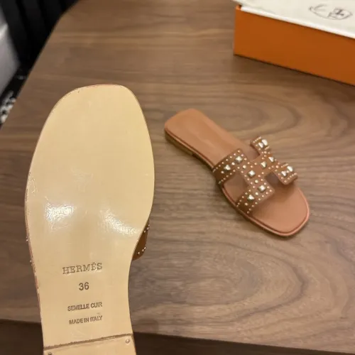 Replica Hermes Slippers For Women #1472879 $115.00 USD for Wholesale
