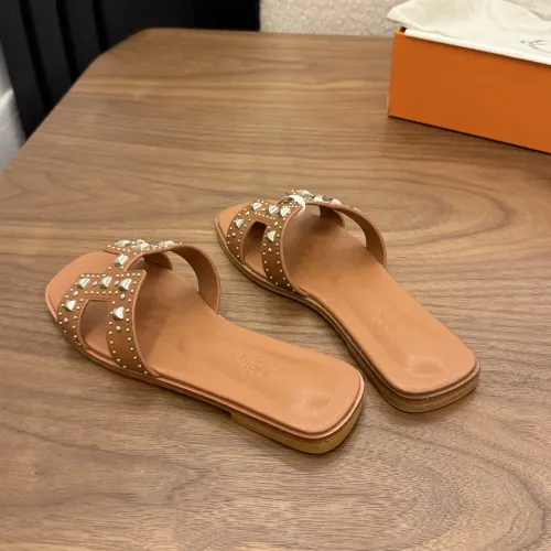 Replica Hermes Slippers For Women #1472879 $115.00 USD for Wholesale