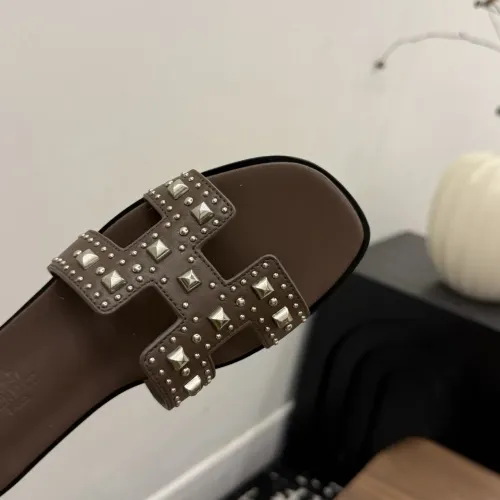 Replica Hermes Slippers For Women #1472880 $115.00 USD for Wholesale