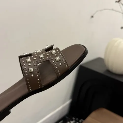 Replica Hermes Slippers For Women #1472880 $115.00 USD for Wholesale