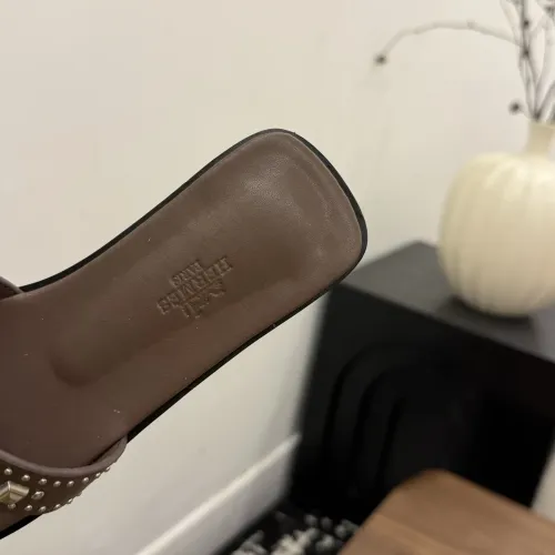 Replica Hermes Slippers For Women #1472880 $115.00 USD for Wholesale