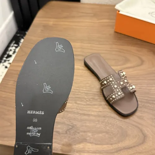 Replica Hermes Slippers For Women #1472880 $115.00 USD for Wholesale
