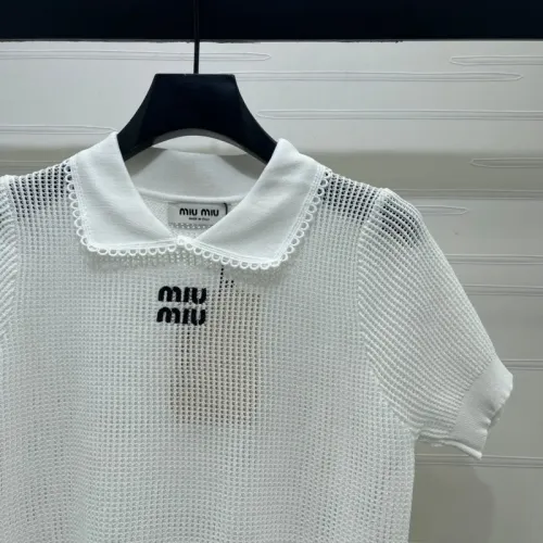 Replica MIU MIU T-Shirts Short Sleeved For Women #1472896 $88.00 USD for Wholesale