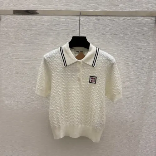 Wholesale MIU MIU T-Shirts Short Sleeved For Women #1472901 $88.00 USD, Wholesale Quality Replica MIU MIU T-Shirts