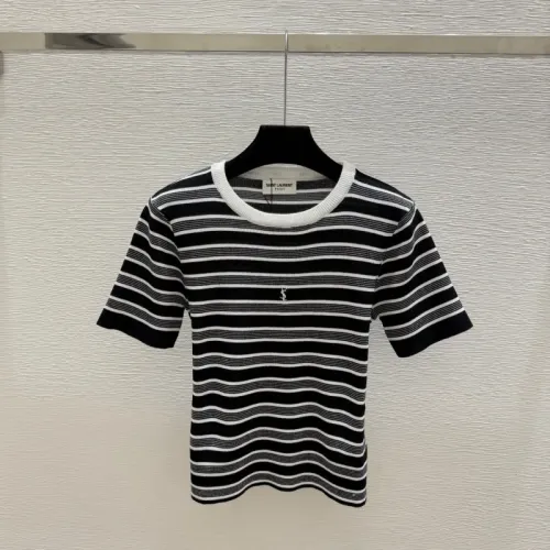 Wholesale Yves Saint Laurent YSL T-shirts Short Sleeved For Women #1472924 $85.00 USD, Wholesale Quality Replica Yves Saint Laurent YSL T-shirts