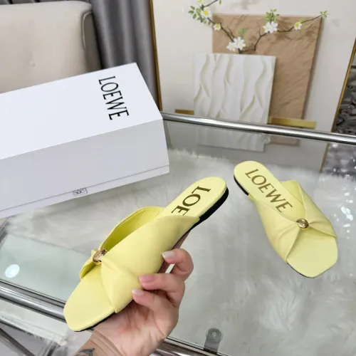 Replica LOEWE Slippers For Women #1472947 $80.00 USD for Wholesale
