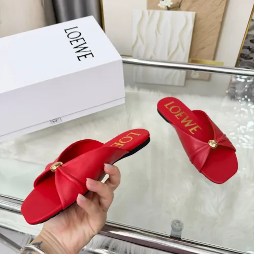 Replica LOEWE Slippers For Women #1472948 $80.00 USD for Wholesale