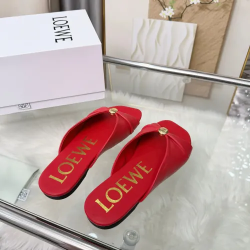 Replica LOEWE Slippers For Women #1472948 $80.00 USD for Wholesale